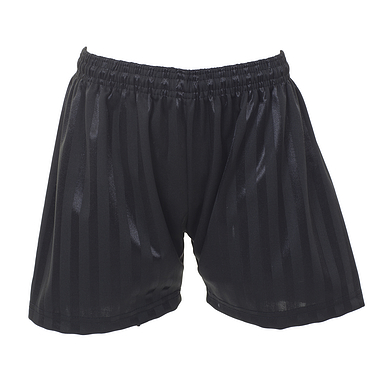 Shadow Stripe Black Shorts